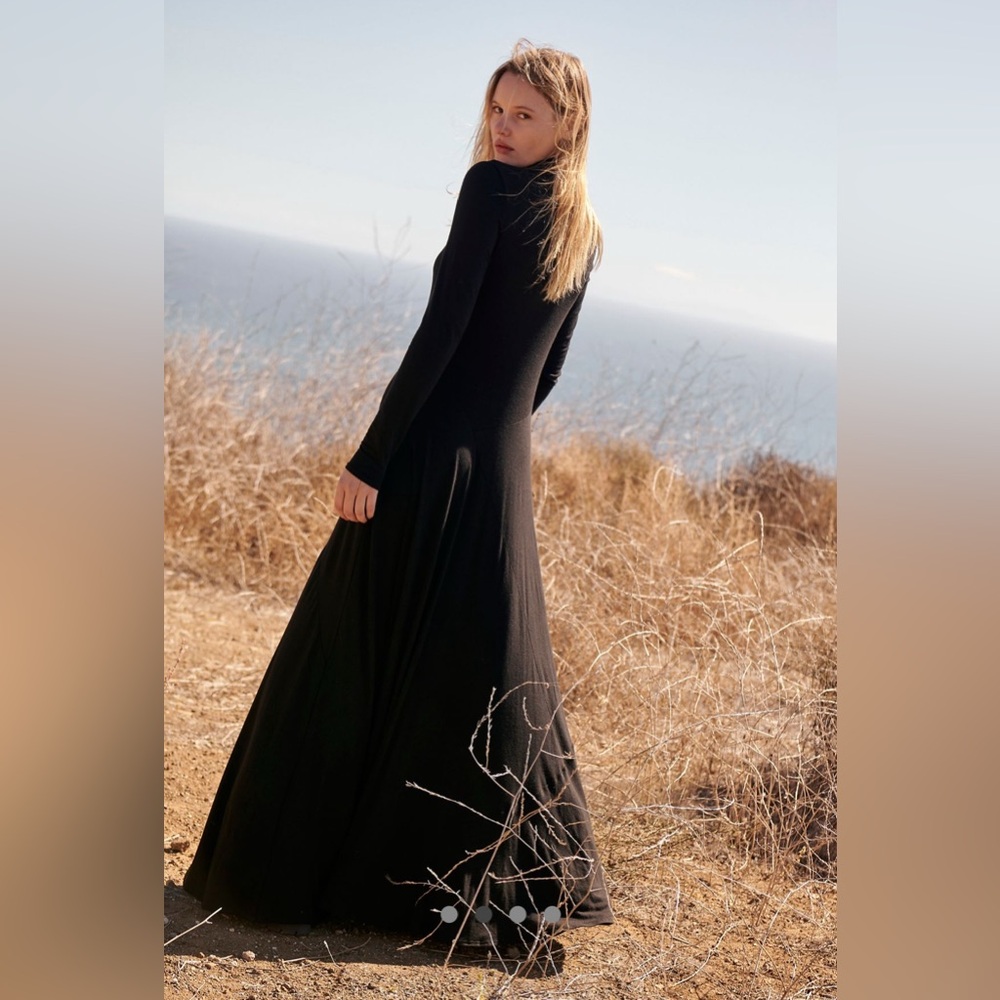 Free People Pescado Maxi, black, size small